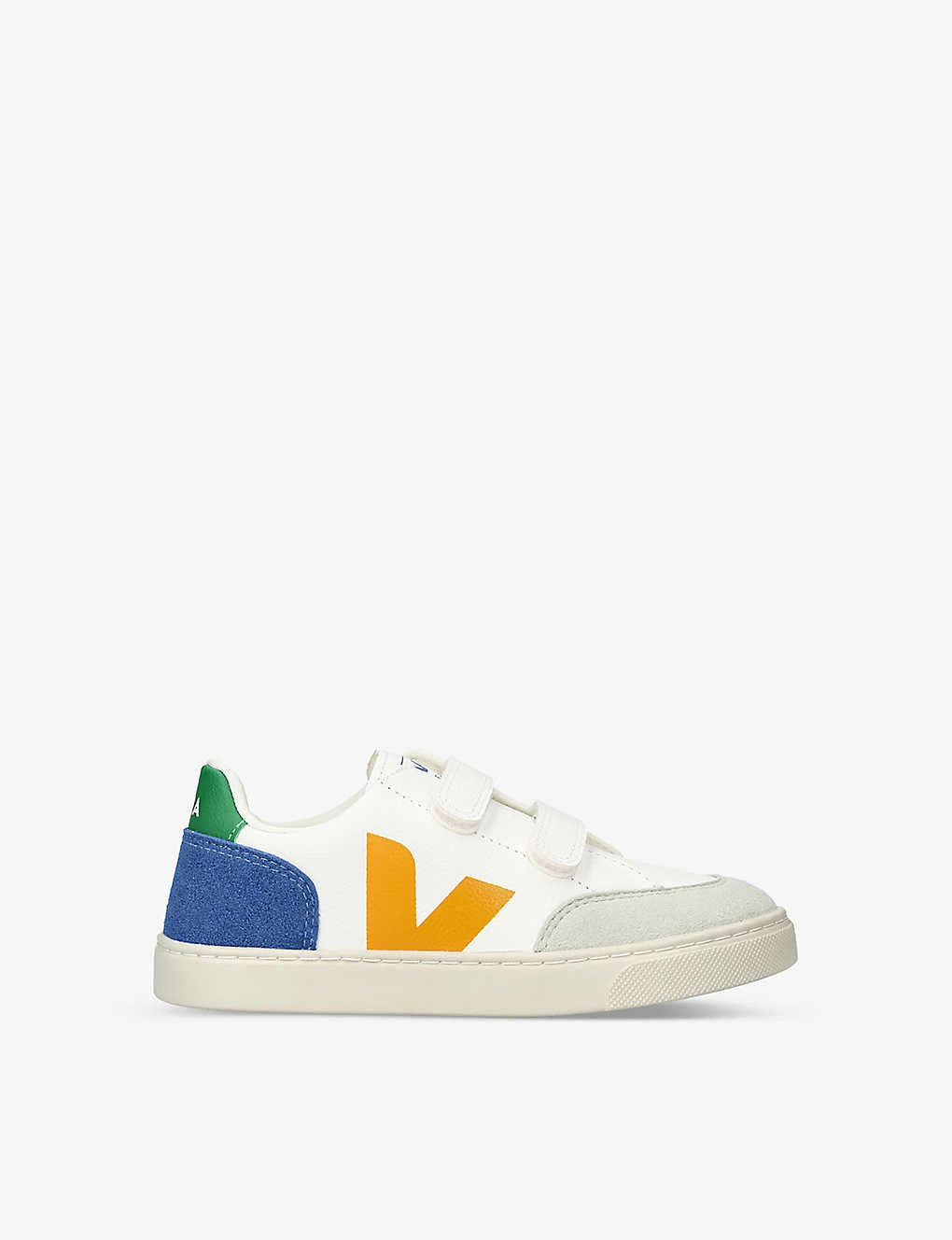 Veja V 12 Logo-print Leather And Suede Trainers 2-5 Years 1 Veja V 12 Logo-print Leather And Suede Trainers 2-5 Years