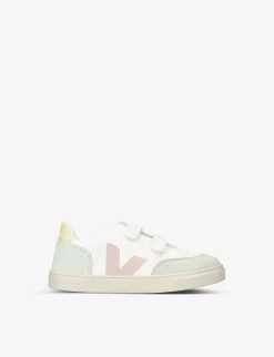 Veja V 12 Branded Leather Low-top Trainers 6-9 Years