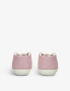 Veja Branded Organic-cotton Canvas Baby Shoes 0-6 Months -Kid Couture R04092061 PALEPINK ALT03