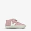 Veja Branded Organic-cotton Canvas Baby Shoes 0-6 Months