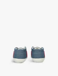Veja Branded Organic-cotton Canvas Baby Shoes 0-6 Months -Kid Couture R04092063 NAVY ALT03