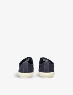 Veja Ollie Logo-printed Cotton-canvas Trainers 2-5 Years -Kid Couture R04092066 NAVY ALT03