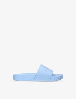 Balenciaga Logo-embossed Rubber Slides 4-8 Years