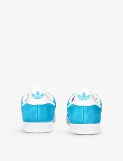 ADIDAS Gazelle Suede-leather Trainers 9-10 Years -Kid Couture R04096805 BLUE ALT03