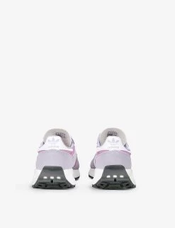 ADIDAS Retropy E5 Mesh And Suede Low-top Trainers 9-10 Years -Kid Couture R04096840 PINK ALT03