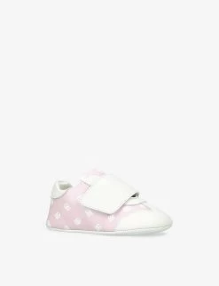 Dolce & Gabbana Monogram-print Leather Pre-walker Booties 0-1 Years 6 Dolce & Gabbana Monogram-print Leather Pre-walker Booties 0-1 Years -Kid Couture R04097299 PALEPINK ALT02
