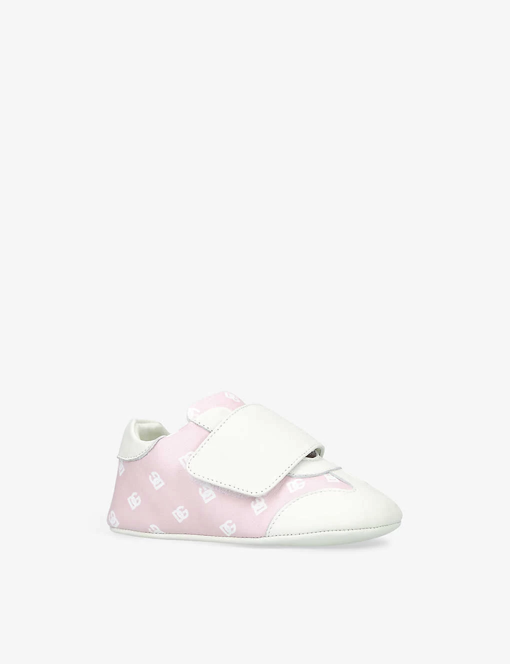 Dolce & Gabbana Monogram-print Leather Pre-walker Booties 0-1 Years 3 Dolce & Gabbana Monogram-print Leather Pre-walker Booties 0-1 Years - Image 3