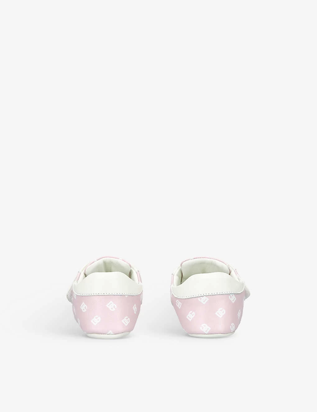 Dolce & Gabbana Monogram-print Leather Pre-walker Booties 0-1 Years 4 Dolce & Gabbana Monogram-print Leather Pre-walker Booties 0-1 Years - Image 4