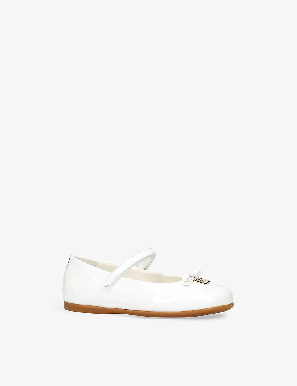 Dolce & Gabbana Vernice DG-logo Patent-leather Ballet Flats 6 Months-4 Years 3 Dolce & Gabbana Vernice DG-logo Patent-leather Ballet Flats 6 Months-4 Years - Image 3