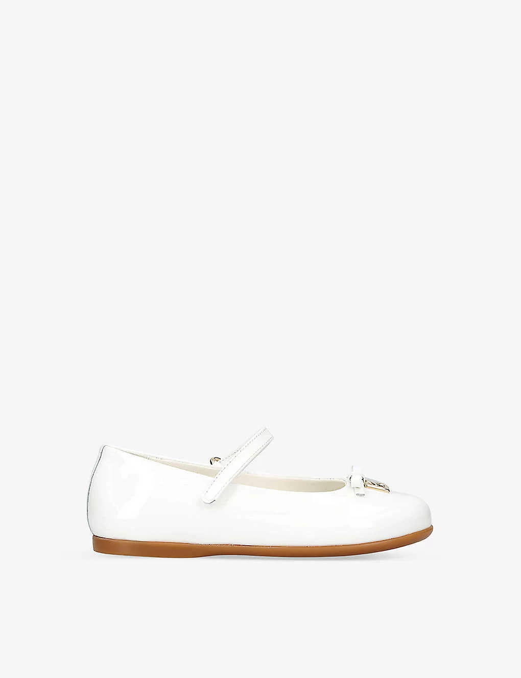 Dolce & Gabbana Vernice DG-logo Patent-leather Ballet Flats 6 Months-4 Years 1 Dolce & Gabbana Vernice DG-logo Patent-leather Ballet Flats 6 Months-4 Years