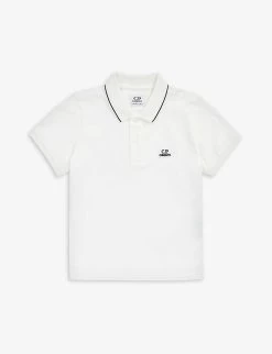 Logo-embroidered Stretch-cotton Piqué Polo Shirt 4-14 Years