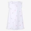 Flamingo-print Ruffle-sleeve Cotton Nightdress 1-6 Years