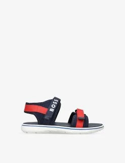 Boss Logo-print Strap Woven Sandals 2-7 Years
