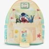 LOUNGEFLY Disney Stitch Sandcastle Faux-leather Kids' Backpack