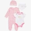 Juicy Couture Four-piece Cotton-jersey Gift Set 0-6 Months