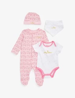 Juicy Couture Four-piece Cotton-jersey Gift Set 0-6 Months