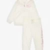 Juicy Couture Glittered-logo Stretch-velour Two-piece Tracksuit Set 12-36 Months