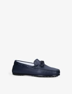 Laccetto Nuovo Gommini Leather Driving Shoes 6-9 Years -Kid Couture R04107255 NAVY ALT02