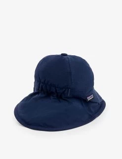 Patagonia Logo-tab Recycled-nylon Bucket Hat 6-24 Months -Kid Couture R04108003 NEWNAVY ALT02