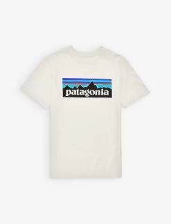 Patagonia Logo-print Organic-cotton T Shirt 5-18 Years