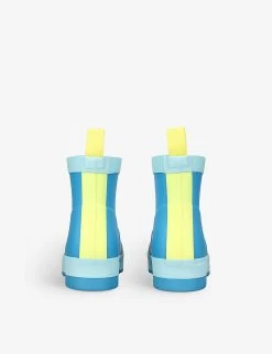 Hunter Big Kids Play Rubber Wellington Boots 7-8 Years 7 Hunter Big Kids Play Rubber Wellington Boots 7-8 Years -Kid Couture R04109623 BLUE ALT03