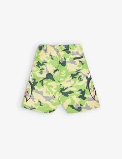 Camouflage-print Shell Shorts 2-9 Years -Kid Couture R04109967 GREEN ALT02