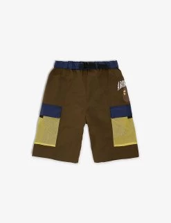 Logo-print Mid-rise Cotton-blend Shorts 7-9 Years