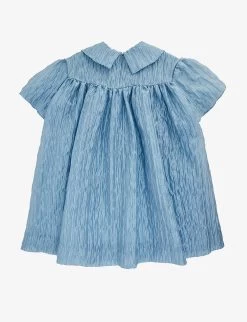 Pleated Woven Dress 10-18 Years 5 Pleated Woven Dress 10-18 Years -Kid Couture R04110444 SKY ALT02
