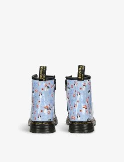 Dr. Martens Junior 1460 Woodland Patent-leather Boots 6-10 Years -Kid Couture R04110634 BLUEOTHER ALT03