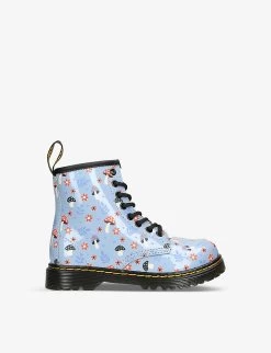 Dr. Martens Junior 1460 Woodland Patent-leather Boots 6-10 Years