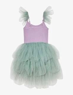 Disney X Tutu Du Monde Jewel Of The Sea Sequin-embellished Tulle Dress 4-11 Years -Kid Couture R04110807 LILACDREAM ALT02