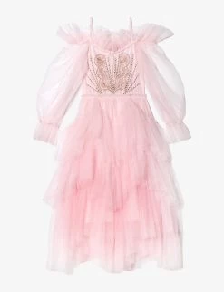 Disney X Tutu Du Monde Under The Spell Sequin-embellished Tulle Dress 4-11 Years
