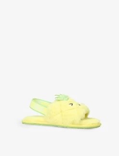 Ugg Fluff Yeah Pineapple Recycled-polyester Sandals 2-7 Years -Kid Couture R04120209 YELLOW ALT02