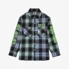 Billionaire Boys Club Log-print Checked Cotton-blend Shirt 6-12 Years