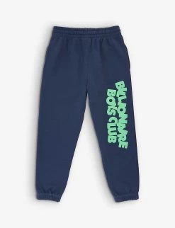 Billionaire Boys Club Repeat Astro Logo-print Cotton-jersey Jogging Bottoms 4-12 Years -Kid Couture R04121629 NAVY ALT02