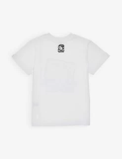 Billionaire Boys Club Jumble Robot Graphic-print Cotton-jersey T-shirt 4-12 Years -Kid Couture R04121632 WHITE ALT02