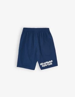 Billionaire Boys Club Logo-print Elasticated-waist Woven Shorts -Kid Couture R04121634 NAVY ALT02