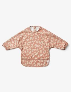 Liewood Graphic-print Long-sleeved Recycled-polyester Bib