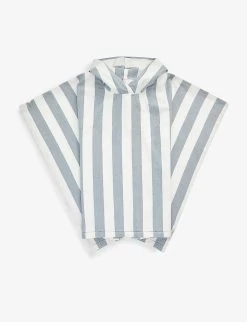 Liewood Roomie Stripe-print Organic-cotton Poncho 1-10 Years