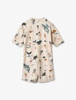 Liewood Max Recycled Polyester-blend Swim Jumpsuit 5 Liewood Max Recycled Polyester-blend Swim Jumpsuit -Kid Couture R04122065 SEACREATURESANDY ALT02