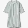 Liewood Max Stripe-print Seersucker Swim Jumpsuit 3 Months - 6 Years