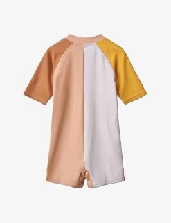 Liewood Max Colour-block Stretch Recycled-polyester Swim Jumpsuit 3 Months - 2 Years -Kid Couture R04122078 YELLOWMELLOWMULTIMIX ALT02
