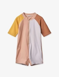 Liewood Max Colour-block Stretch Recycled-polyester Swim Jumpsuit 3 Months - 2 Years