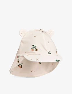 Liewood Senia Cherry-print Back-shade Recycled-polyester Sun Hat 3 Months - 4 Years