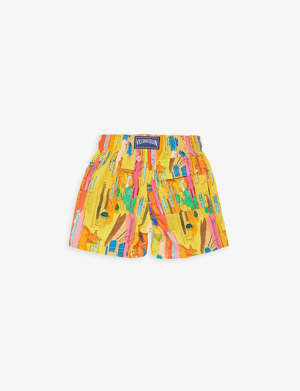 Vilebrequin Town Graphic-print Logo-badge Stretch Recycled-polyamide Shorts 4-14 Years 3 Vilebrequin Town Graphic-print Logo-badge Stretch Recycled-polyamide Shorts 4-14 Years - Image 3