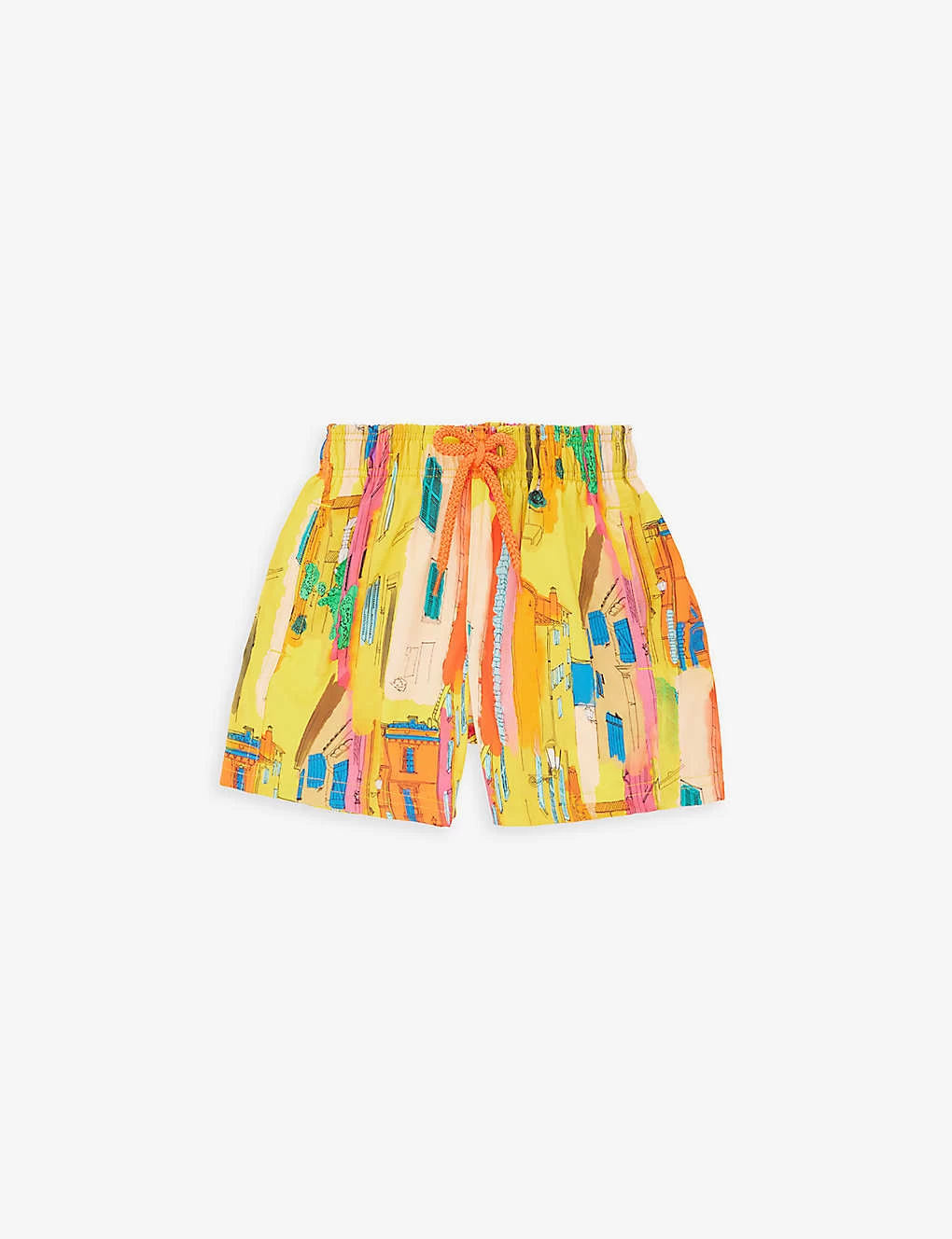Vilebrequin Town Graphic-print Logo-badge Stretch Recycled-polyamide Shorts 4-14 Years 1 Vilebrequin Town Graphic-print Logo-badge Stretch Recycled-polyamide Shorts 4-14 Years