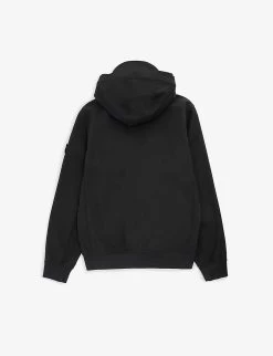Stone Island Brand Badge Stretch-woven Jacket 14 Years -Kid Couture R04125038 BLACK ALT02