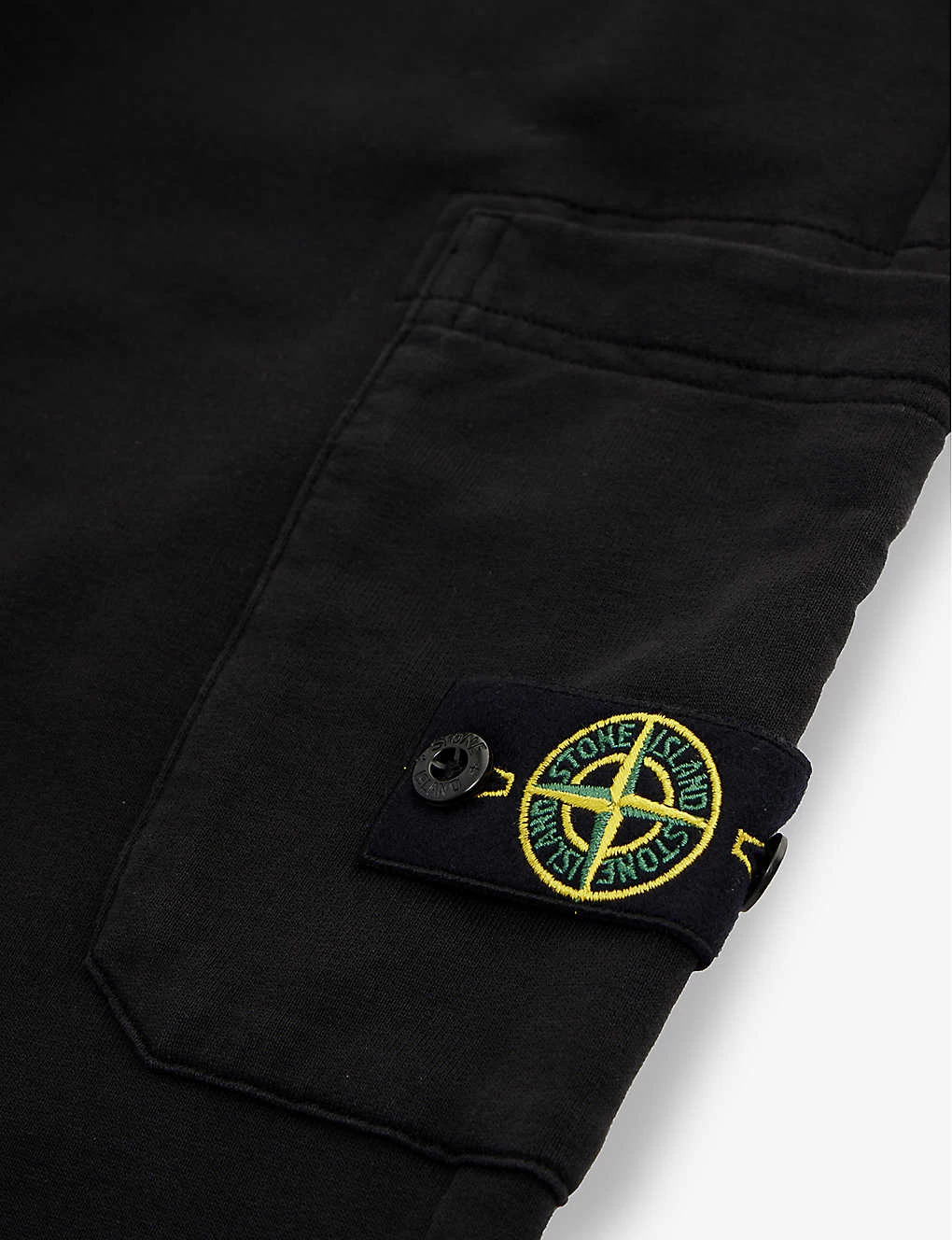 Stone Island Brand-patch Cotton-jersey Jogging Bottoms 14 Years 2 Stone Island Brand-patch Cotton-jersey Jogging Bottoms 14 Years - Image 2