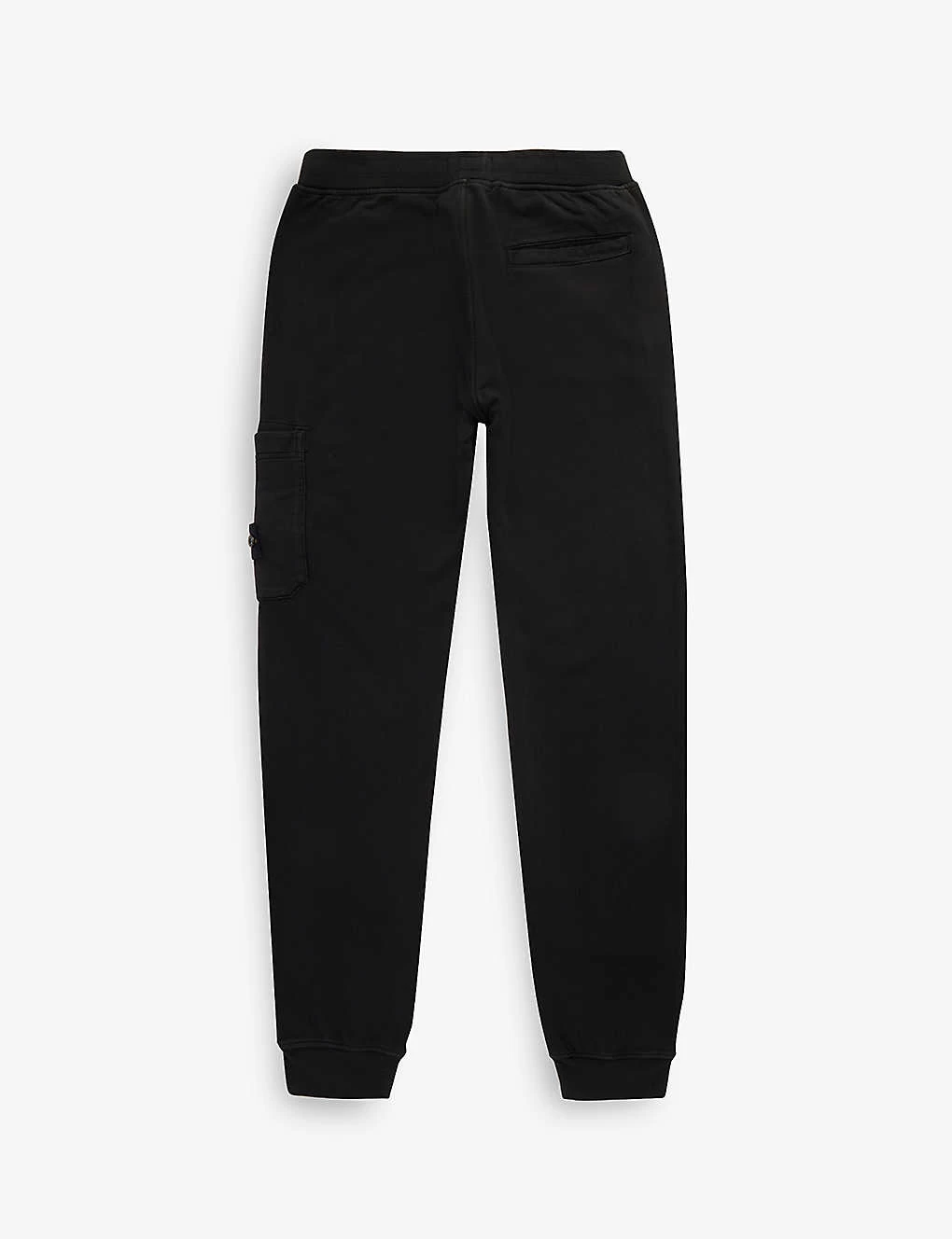 Stone Island Brand-patch Cotton-jersey Jogging Bottoms 14 Years 3 Stone Island Brand-patch Cotton-jersey Jogging Bottoms 14 Years - Image 3