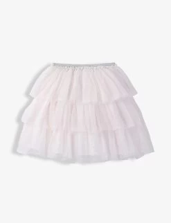 Tiered Cotton And Recycled Polyester-blend Tutu Skirt 0-18 Months